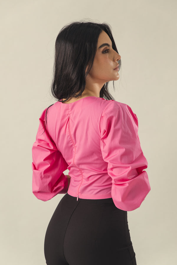 BLUSA EMILIA FUCSIA