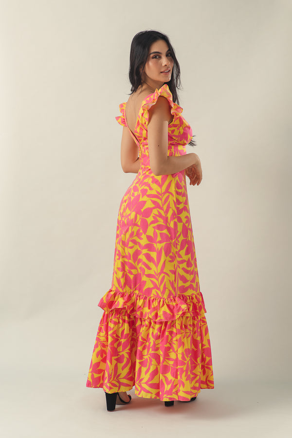 VESTIDO AMELIE FUCSIA