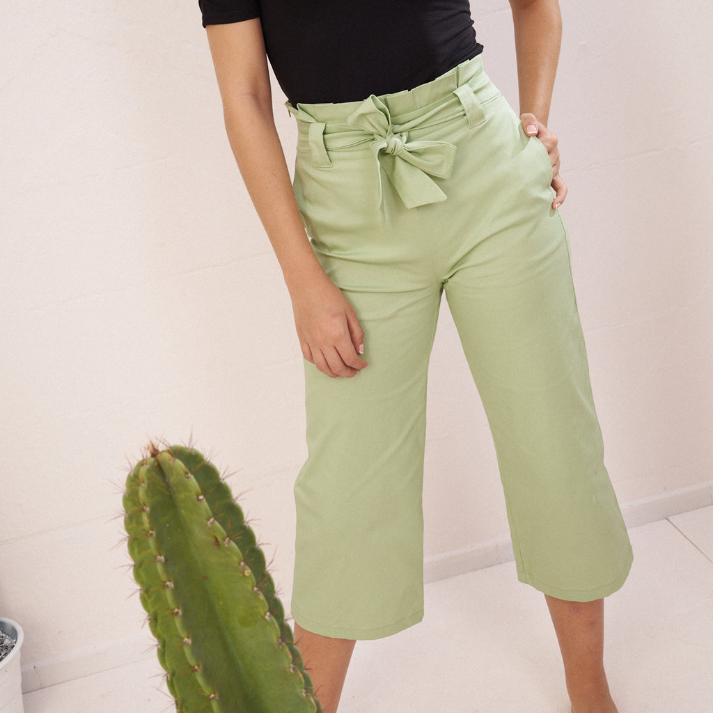 Pantalon Milan verde claro