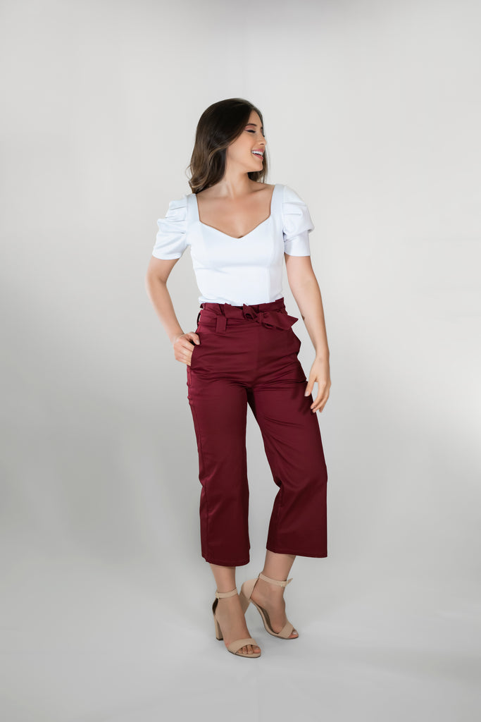 Pantalon Milan Vino