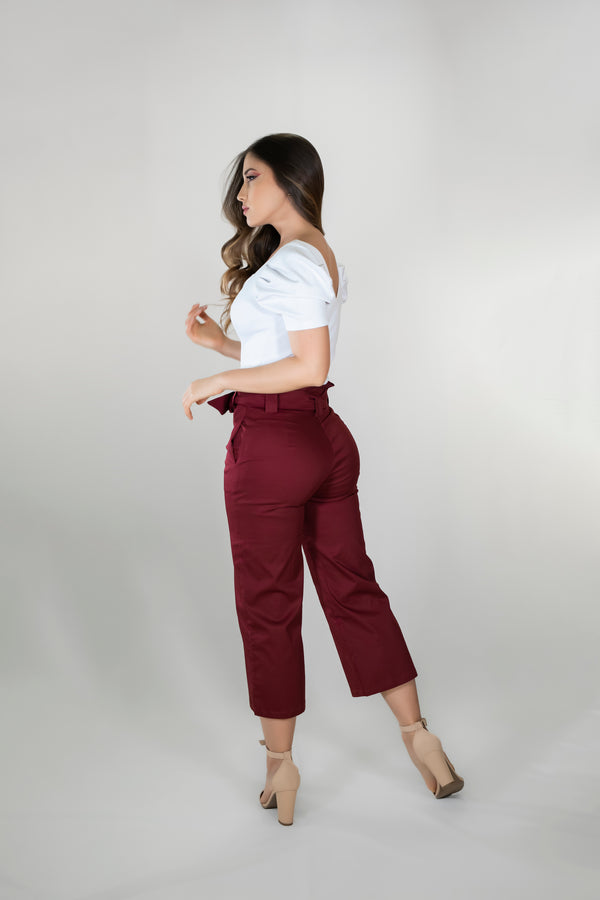 Pantalon Milan Vino